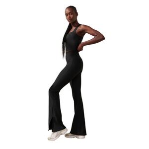 Abercrombie & Fitch YPB sculptLUX Split Hem Flare Legging, Sz Small Short NWOT